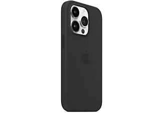 APPLE Silikon Case mit MagSafe, Backcover, Apple, iPhone 14 Pro, Mitternacht