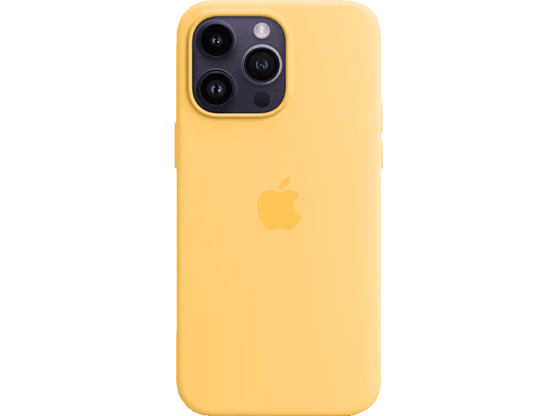 APPLE Silikon Case mit MagSafe, Backcover, Apple, iPhone 14 Pro Max, Sonnenlicht | Backcover