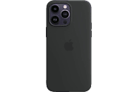 APPLE Silikon Case mit MagSafe, Backcover, Apple, iPhone 14 Pro Max, Mitternacht