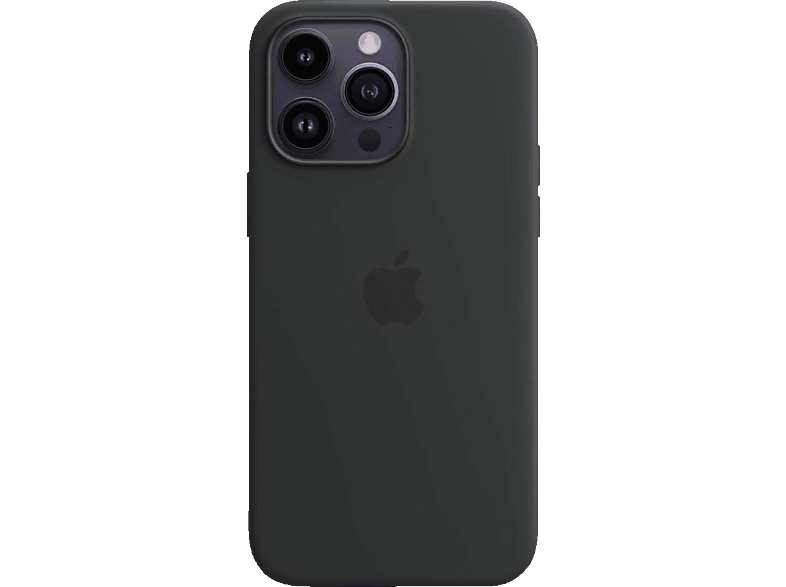 APPLE Silikon Case mit MagSafe, Backcover, Apple, iPhone 14 Pro Max, Mitternacht