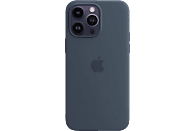 APPLE Silikon Case mit MagSafe, Backcover, Apple, iPhone 14 Pro Max, Sturmblau