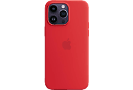 APPLE Silikon Case mit MagSafe, Backcover, Apple, iPhone 14 Pro Max, (PRODUCT)RED