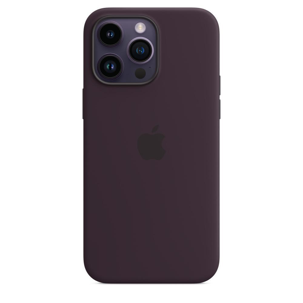 APPLE Silikon Case mit MagSafe, Holunder 14 Pro Max, iPhone Backcover, Apple