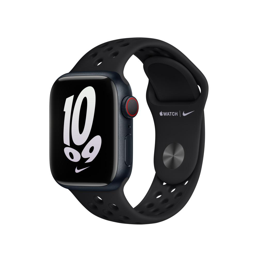 APPLE 41 mm Nike Sportarmband, Ersatzarmband, Schwarz