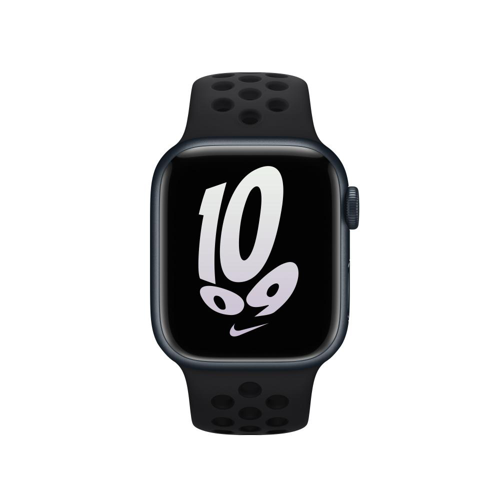 APPLE 41 mm Nike Sportarmband, Ersatzarmband, Schwarz