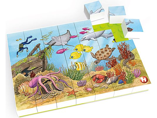 HUBELINO Mondo sottomarino colorato (35 pezzi) - Puzzle (Multicolore)