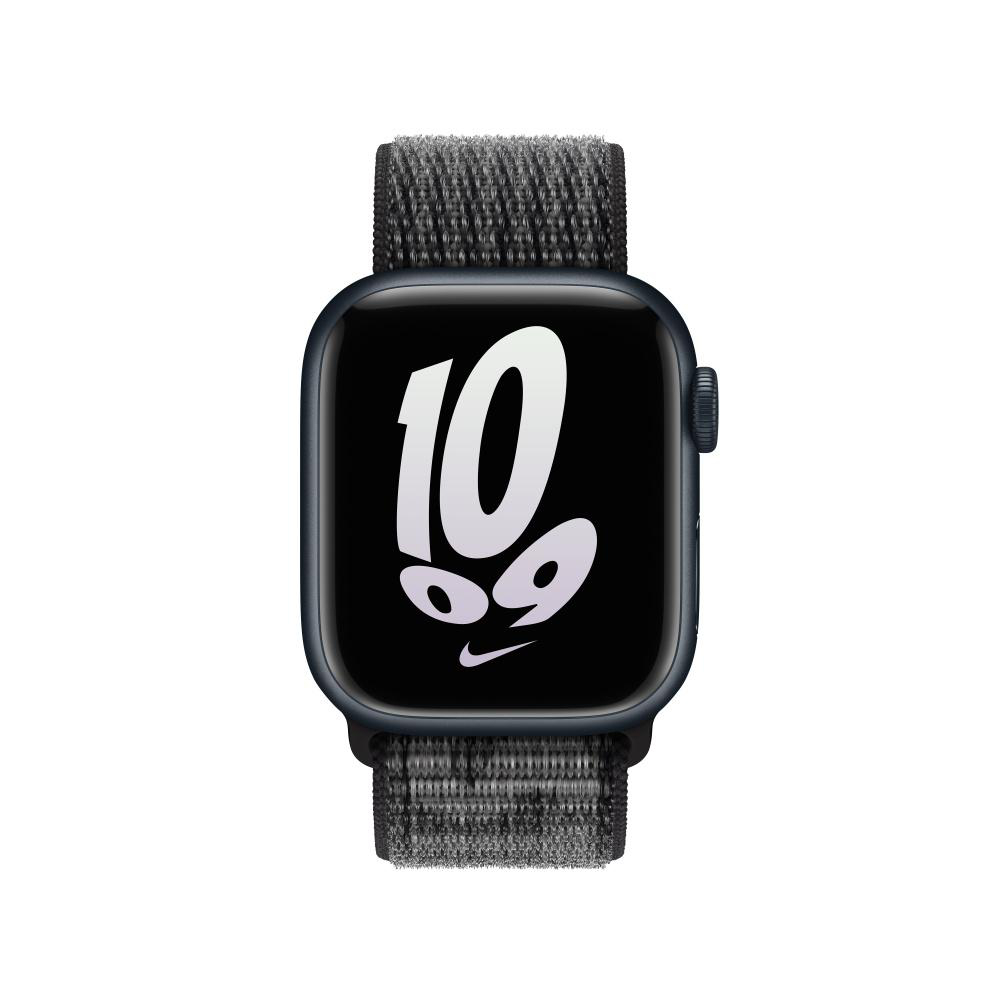 APPLE 41 mm Nike Sport Loop, Ersatzarmband, Schwarz/Summit White