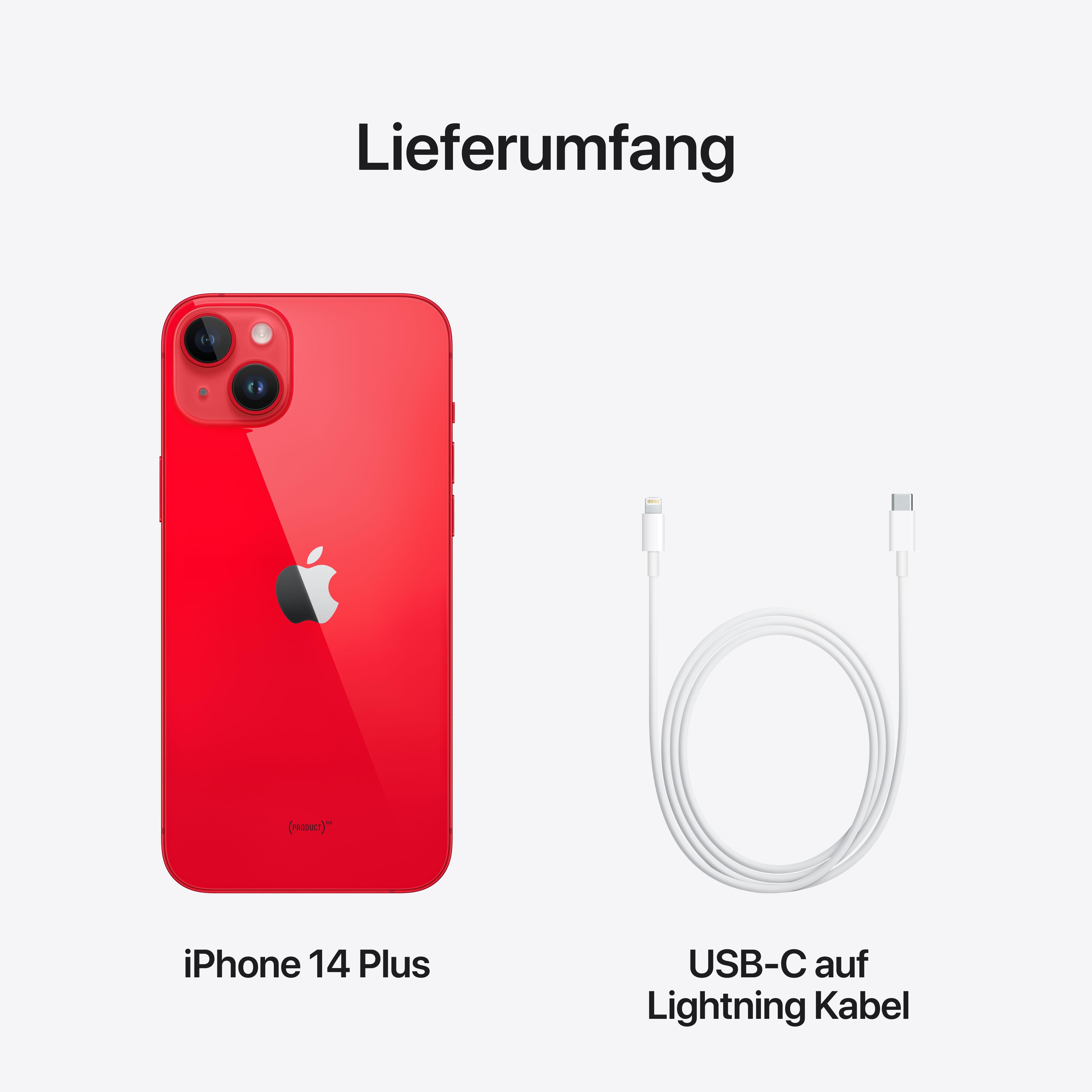 APPLE iPhone Plus 128 14 (Product) Red Dual SIM GB