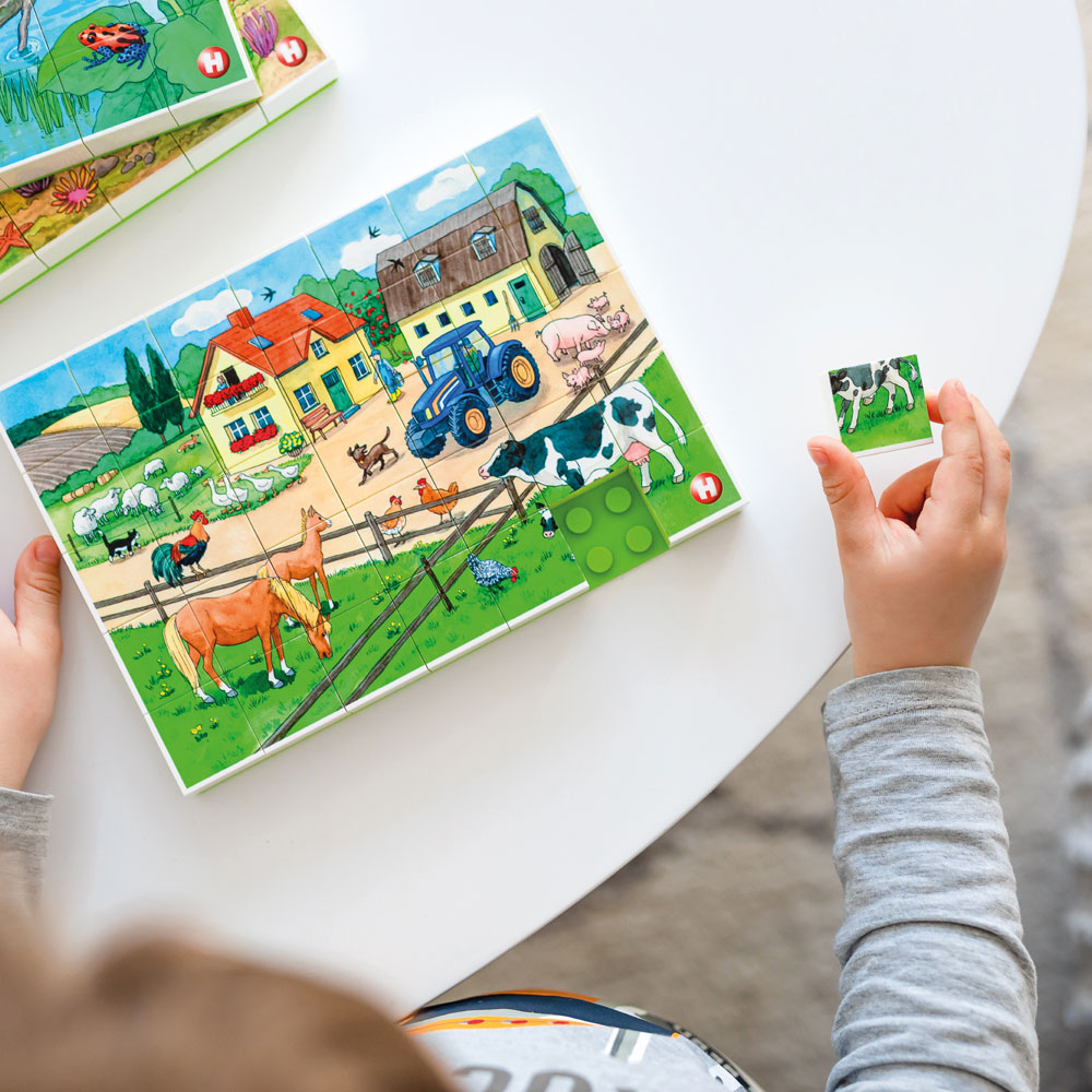 HUBELINO La vie à la ferme (35 pièces) - Puzzle (multicolore)