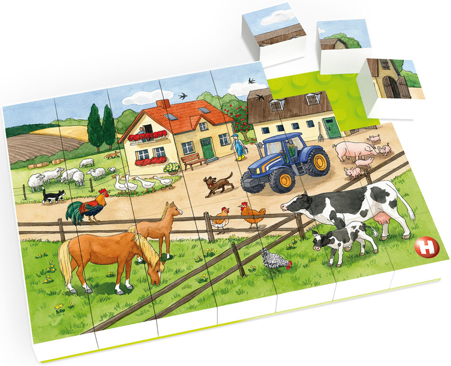 HUBELINO La vie à la ferme (35 pièces) - Puzzle (multicolore)