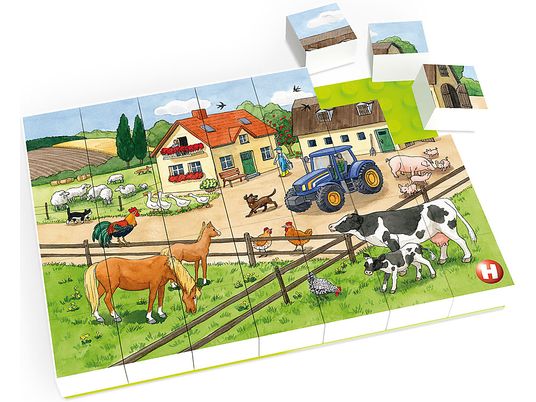HUBELINO Leben auf dem Bauernhof (35 Teile) - Puzzle (Mehrfarbig)