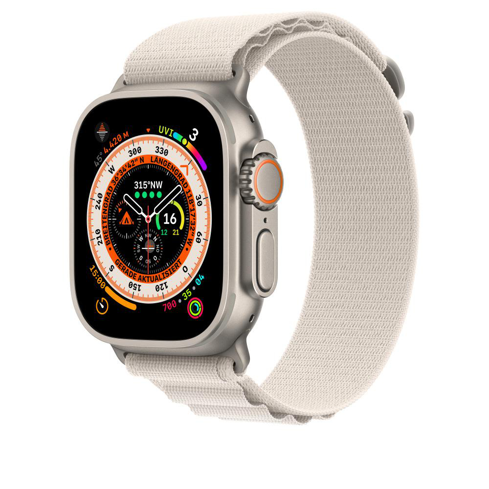 APPLE 49 mm Alpine Loop, Ersatzarmband, Polarstern
