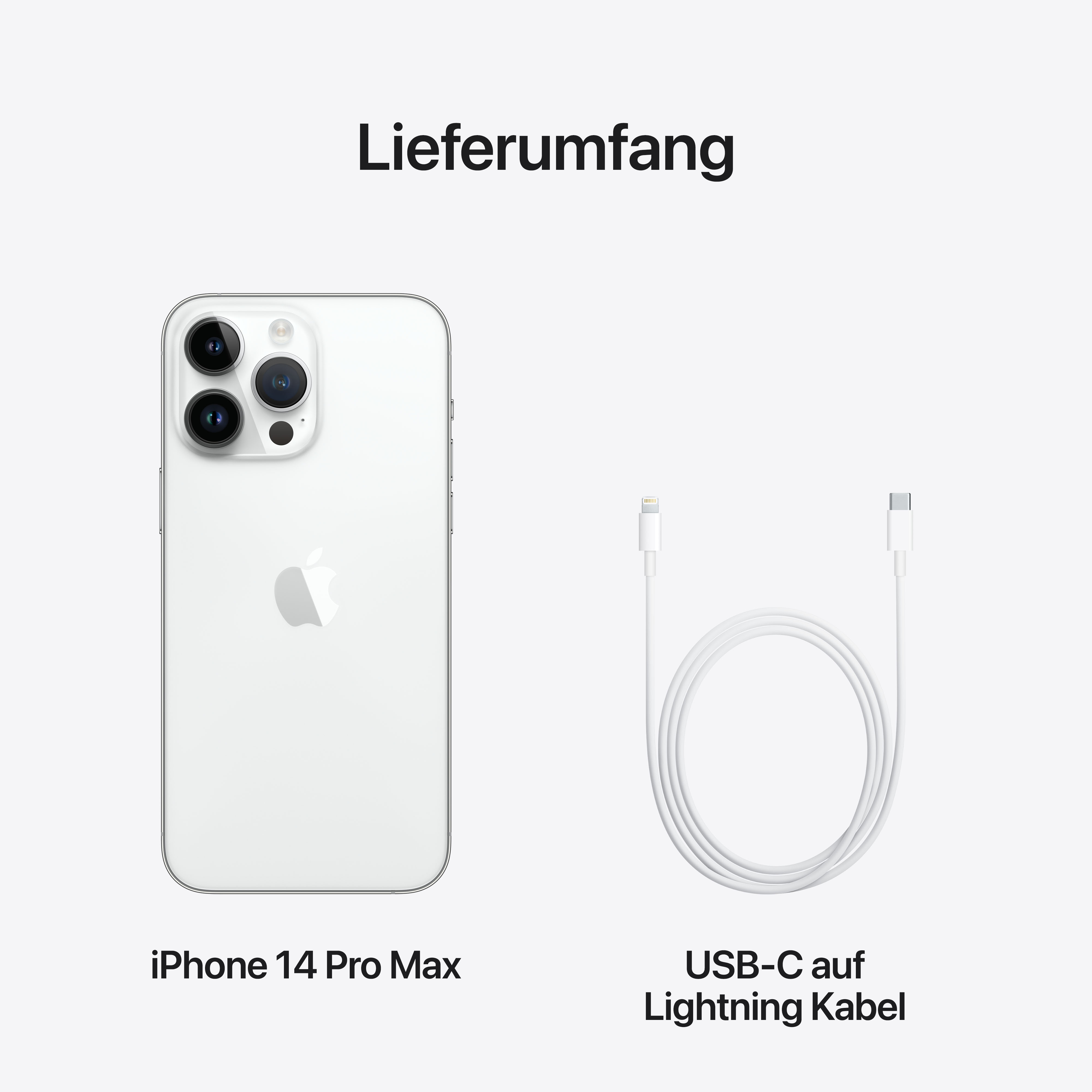 APPLE iPhone 14 Pro Max 1 TB Silber Dual SIM