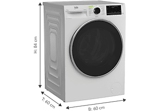 BEKO B3DFT510442W: Waschtrockner (10 kg Waschen / 6 kg Trocknen) Waschtrockner (10 kg / 6 kg, 1400 U/Min.)