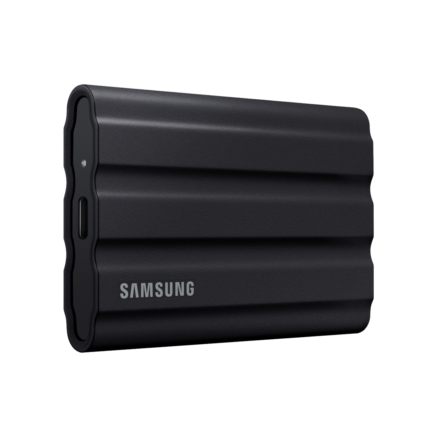 Disco duro SSD externo 2 TB - Samsung T7, USB Tipo C, SSD, Serie MU-PE1T0S Negro