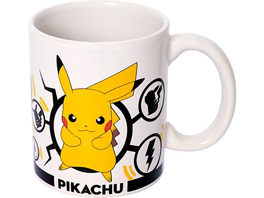 JOOJEE Attaque Pokémon Pikachu - Tasse (blanc/jaune)