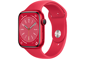 APPLE Watch Series 8 LTE 45mm Aluminiumboett i Product Red - Sportband i Product Red