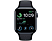 APPLE Watch SE (2. Generation, GPS) 44 mm - Smartwatch (Regular 140 - 210 mm, Fluorelastomer, Midnight Aluminum/Midnight)