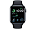 APPLE Watch SE (2e génération, GPS) 44 mm - Montre intelligente (Regular 140 - 210 mm, Fluoroélastomère, Midnight Aluminum/Midnight)