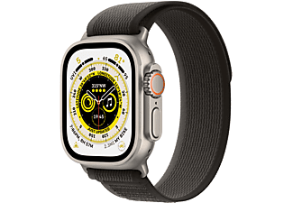 APPLE Watch Ultra GPS + Cell 49mm Titangehäuse, Trail Loop Schwarz/Grau
 Gr.S/M