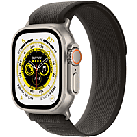 APPLE Watch Ultra GPS + Cell 49mm Titangehäuse, Trail Loop Schwarz/Grau
 Gr.M/L
