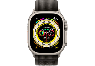 APPLE Watch Ultra GPS + Cell 49mm Titangehäuse, Trail Loop Schwarz/Grau
 Gr.S/M