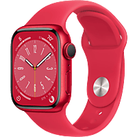 MediaMarkt Apple Watch Series 8 41 Mm Red/aluminium/red aanbieding