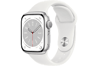 APPLE Watch Series 8 41 mm Silver/Aluminium/White