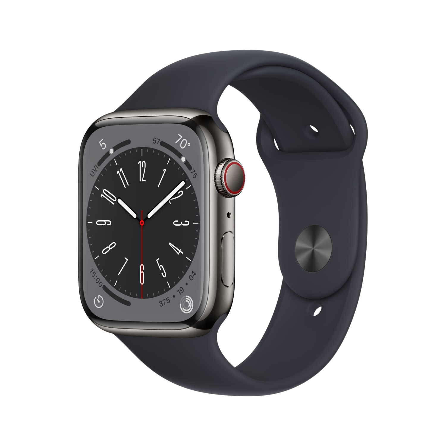 ★お値下げ★　Apple Watch Series 8

GPS+Cellularモデル　新品 APPLE Watch Series 8 Cellular 45 mm Graphite/Stainless Steel