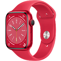 MediaMarkt Apple Watch Series 8 45 Mm Red/aluminium aanbieding