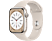 APPLE Watch Series 8 (GPS) 45 mm - Montre intelligente (Regular 140 - 220 mm, Fluoroélastomère, Starlight Aluminum/Starlight)