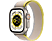 APPLE Watch Ultra (GPS + Cellular) 49 mm - Smartwatch (M/L 145 - 220 mm, Doppio strato di nylon, Titanium/Yellow/Beige)