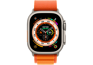 APPLE Watch Ultra GPS + Cell 49mm Titangehäuse, Alpine Loop Orange
 Gr.L