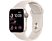 APPLE Watch SE (2e génération, GPS + Cellular) 40 mm - Montre intelligente (Regular 130 - 200 mm, Fluoroélastomère, Aluminum/Starlight)