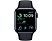 APPLE Watch SE (2. Generation, GPS + Cellular) 40 mm - Smartwatch (Regular 130 - 200 mm, Fluorelastomer, Midnight Aluminum/Midnight)