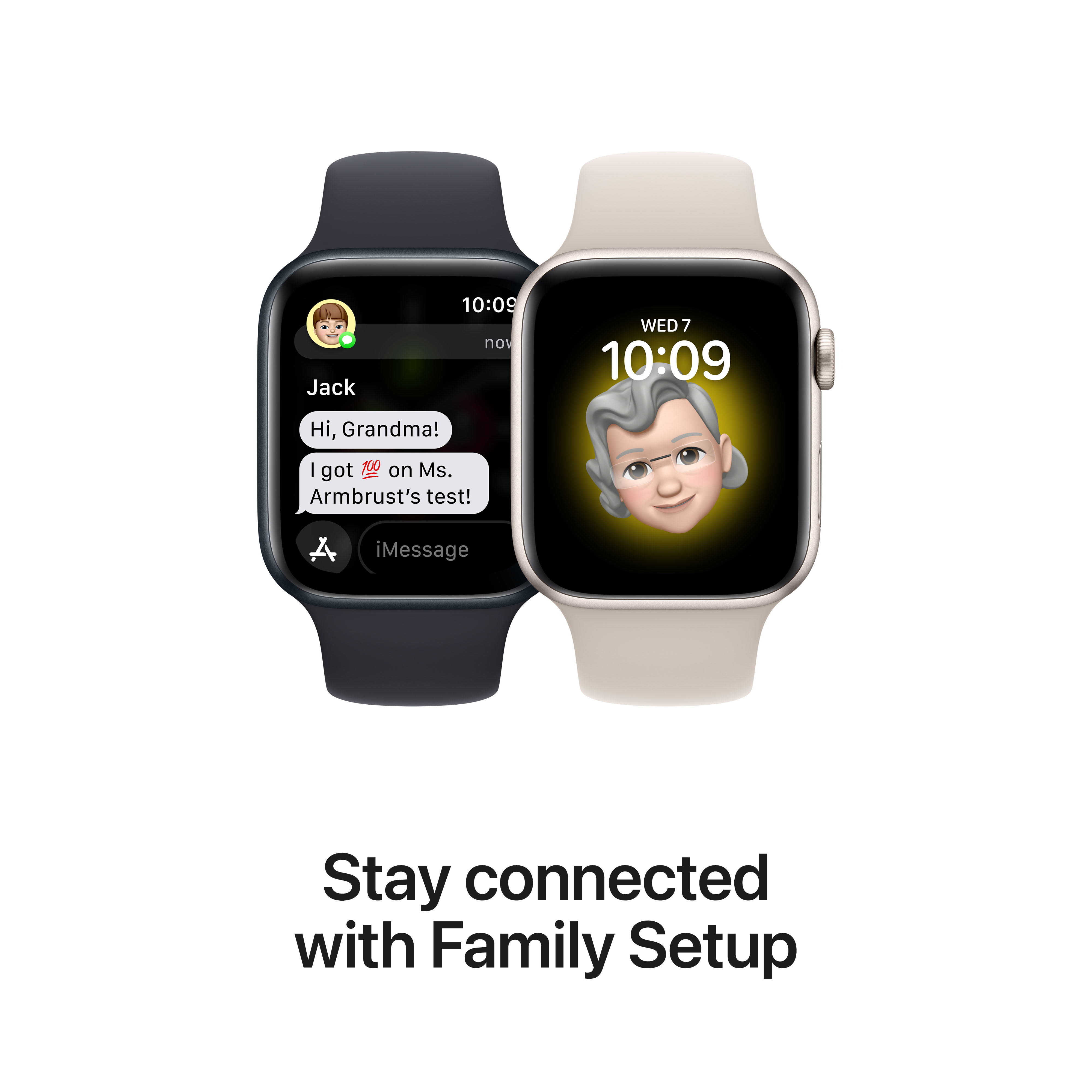 APPLE Watch SE (2. Generation, GPS + Cellular) 40 mm - Smartwatch (Regular 130 - 200 mm, Fluorelastomer, Silver Aluminum/White)