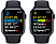 APPLE Watch Series 8 (GPS) 41 mm - Smartwatch (Regular 130 - 200 mm, Fluorelastomer, Midnight Aluminum/Midnight)