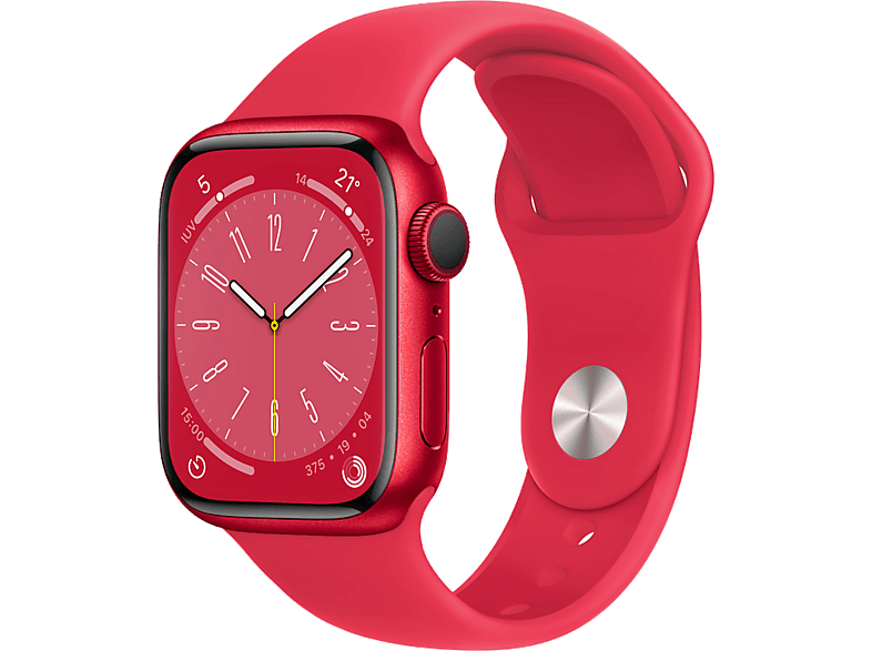 APPLE Watch Series 8 (2022), GPS, 41 mm, Caja de aluminio, Vidrio