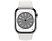 APPLE Watch Series 8 (GPS + Cellular) 41 mm - Smartwatch (Regular 130 - 200 mm, Fluoroelastomero, Silver Stainless Steel/White)