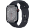 APPLE Watch Series 8 (GPS + Cellular) 45 mm - Smartwatch (Regular 140 - 220 mm, Fluorelastomer, Midnight Aluminum/Midnight)