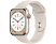 APPLE Watch Series 8 (GPS + Cellular) 45 mm - Smartwatch (Regular 140 - 220 mm, Fluorelastomer, Starlight Aluminum/Starlight)