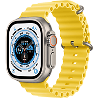 APPLE Watch Ultra GPS + Cell 49mm Titangehäuse, Ocean Armband Gelb