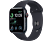 APPLE Watch SE (2a generazione, GPS + Cellular) 44 mm - Smartwatch (Regular 140 - 210 mm, Fluoroelastomero, Midnight Aluminum/Midnight)
