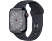 APPLE Watch Series 8 (GPS + Cellular) 41 mm - Montre intelligente (Regular 130 - 200 mm, Fluoroélastomère, Midnight Aluminum/Midnight)
