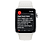 APPLE Watch SE (2. Generation, GPS + Cellular) 44 mm - Smartwatch (Regular 140 - 210 mm, Fluorelastomer, Silver Aluminum/White)