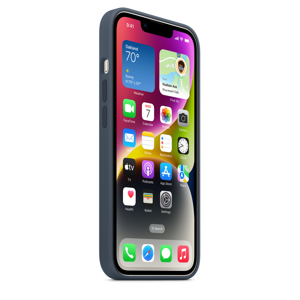 APPLE Silikon Case mit MagSafe - Schutzhülle (Passend für Modell: Apple iPhone 14)