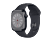 APPLE Watch S8 GPS 41 mm Boîtier Aluminium Minuit, Bracelet Sport Minuit Regular (MNP53NF/A)