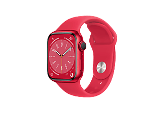 APPLE Watch S8 GPS 41 mm Boîtier Aluminium (PRODUCT)RED, Bracelet Sport (PRODUCT)RED Regular (MNP73NF/A)