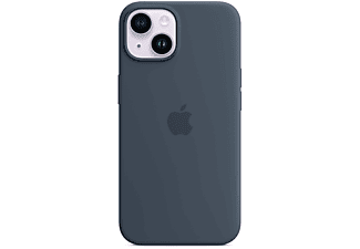 APPLE Custodia MagSafe in silicone per iPhone 14 - Blu tempesta