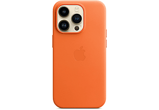 APPLE Custodia MagSafe in pelle per iPhone 14 Pro - Arancione